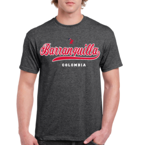 Camiseta Manga Corta En Algodón Chévere Republic / Barranquilla Baseball