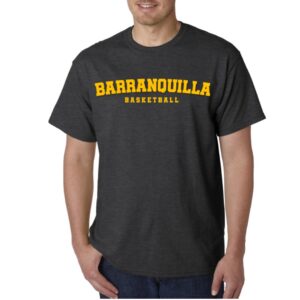 Camiseta BIGGEST Manga Corta En Algodón Chévere Republic /  Barranquilla Basketball